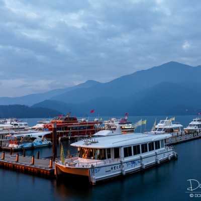 Sun Moon Lake before Sunset