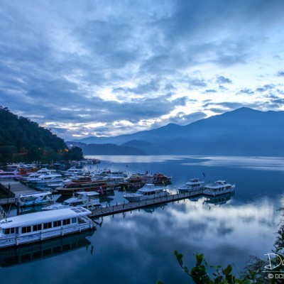 Sun Moon Lake before sunrise