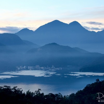 Sun Moon Lake before sunrise
