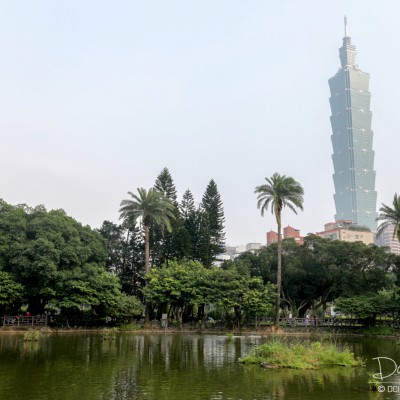 Taipei 101 from Sun Yat Sen Memorial Park